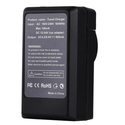 PULUZ Car Charger for Nikon Digital Camera Batteries — black travel car charger compatible with Nikon EN-EL12, DC 12-24V adapter-ready