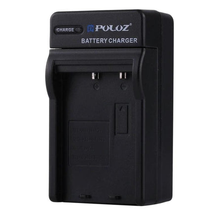 PULUZ Car Charger for Multiple Digital Camera Batteries black compact battery charger for Fujifilm NP-60 and compatible Olympus models in car