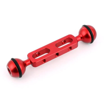 PULUZ 5.1 Inch Aluminum Ball Arm for Diving Extensions red aviation aluminum ball arm for underwater lights and monitors