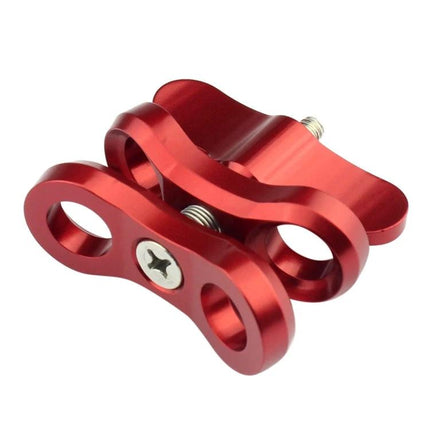 PULUZ Aluminum Ball Clamp for Underwater Photography Systems red aluminum butterfly clip for mounting arms and strobes