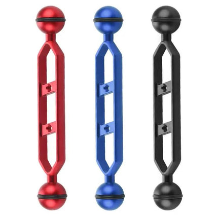 PULUZ 7 Inch Aluminum Alloy Dual Balls Extension Arm for Diving