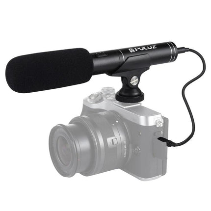 PULUZ Microphone for Everyday Video and Interview Recording mounted on DSLR for clear vlog and interview audio