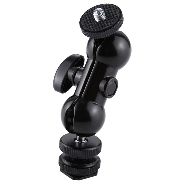 PULUZ Swivel Ball Head with Lock for Camera Tripods, black adjustable ball head for camera, monitor or LED light mounting