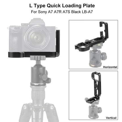 PULUZ Aluminum L Plate Bracket for Sony A7 Vertical Shooting