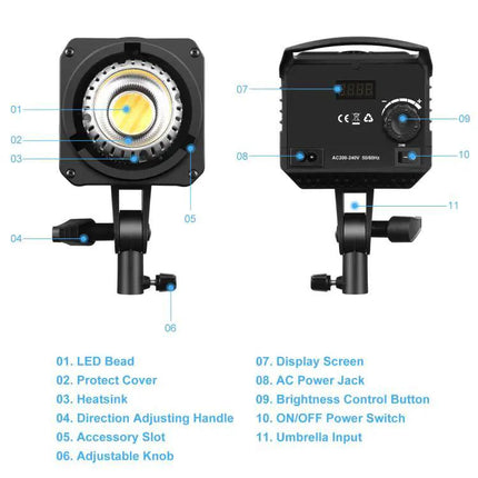 PULUZ Adjustable Color Temperature Studio Video Light