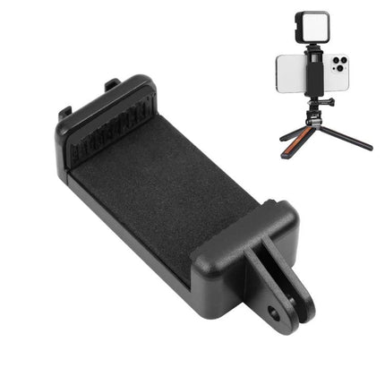 PULUZ Smartphone Tripod Mount Adapter for Everyday Photography - black universal phone mount for tripods, stabilizes vlogging and travel shots