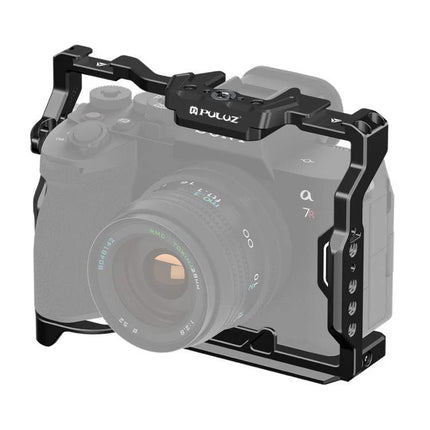 PULUZ Metal Camera Cage for Sony Mirrorless Cameras - sturdy black metal cage for accessory mounting and stability