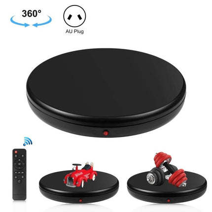 PULUZ 45cm Remote Control Rotating Display Stand for Showcasing Items black electric turntable with remote showing toys and weights