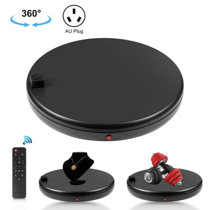 PULUZ 45cm Black Rotating Display Stand For Showcasing Items - black 360° rotating turntable for jewelry, electronics and product photography