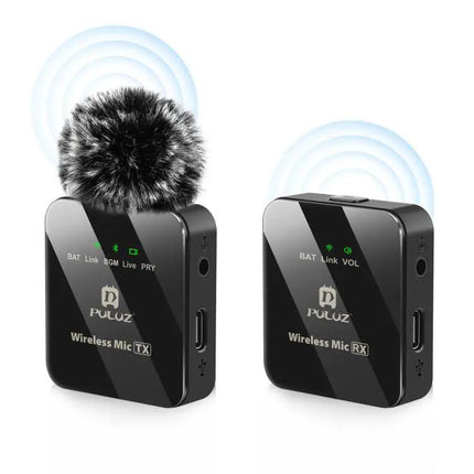 PULUZ Wireless Lavalier Microphone for Daily Video Recordings