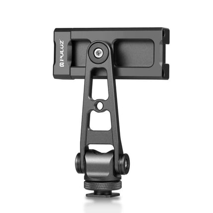 PULUZ Z-axis Phone Clamp with 360 Rotation for Versatile Mounting - aluminum alloy phone clamp for tripods and live streaming