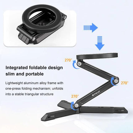MagSafe Desktop Magnetic Foldable Phone Holder for Live Streaming - foldable adjustable magnetic desk mount for stable live streaming