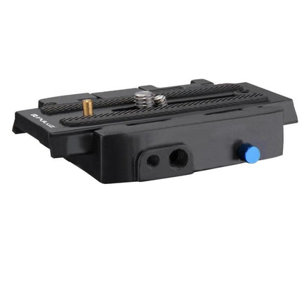 PULUZ Quick Release Clamp and Plate for Camera Photography black quick-release camera plate with adjustable screws