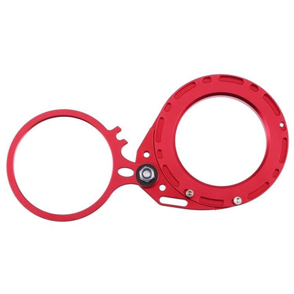 PULUZ 67mm Aluminum Adapter for DSLR Underwater Housing red corrosion-resistant aluminum lens mount for dive macro shooting