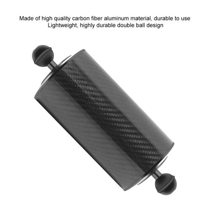 PULUZ Carbon Fiber Floating Arm for Underwater Photography - carbon fiber buoyant arm with double ball ends for diving camera stability