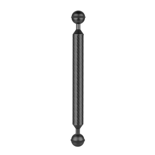 PULUZ 9-Inch Carbon Fiber Floating Arm for Photography lightweight carbon fiber buoyant arm with ball joints for underwater and water activity shots