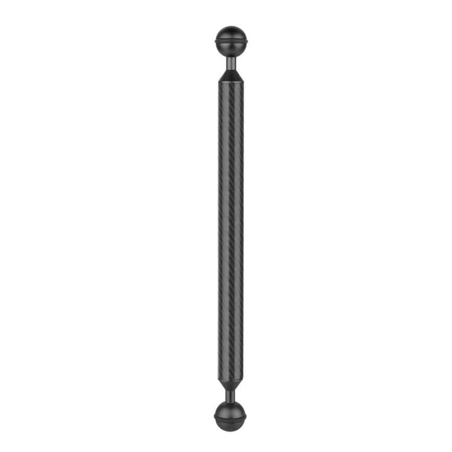 PULUZ 12 Inch Carbon Fiber Floating Arm for Photography – carbon fiber dual-ball arm for stable underwater and water-sports camera mounting