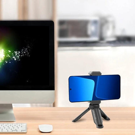 PULUZ Tripod for Everyday Phone Photography and Travel Moments - compact tabletop phone tripod stabilizer for selfies and steady video calls