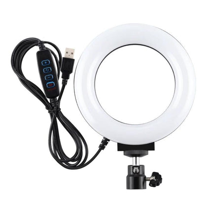PULUZ LED Ring Light for Everyday Vlogging and Photography Sessions compact USB ring light with adjustable controls and mount for home and travel