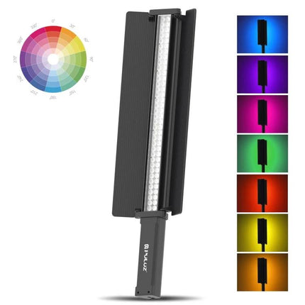 PULUZ Handheld Color Fill Light for Photography Sessions handheld RGB LED fill light with adjustable color temperature and brightness for portraits and events