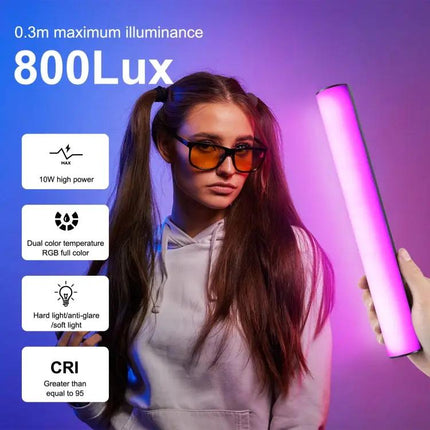 PULUZ 30cm Portable Handheld RGB LED Light for Photography