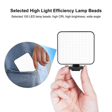 PULUZ 100 LED Fill Light for Camera and Video Photography compact pocketable LED panel reducing shadows for macro and video shoots