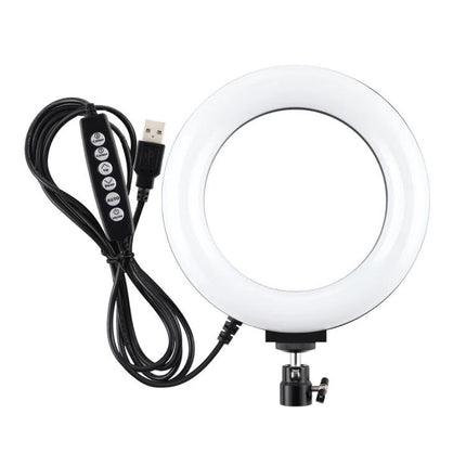 PULUZ LED Ring Light for Daily Video and Photo Essentials – compact USB ring light with adjustable controls and mount for indoor portraits and social media