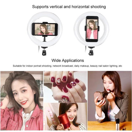 PULUZ Ring Light for Everyday Vlogging and Home Selfies — compact ring light mounted with phone for vlogging, selfies, makeup and nail photography