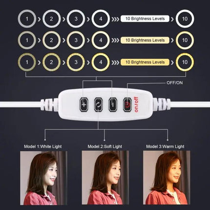PULUZ Ring Light for Daily Vlogging and Selfies at Home