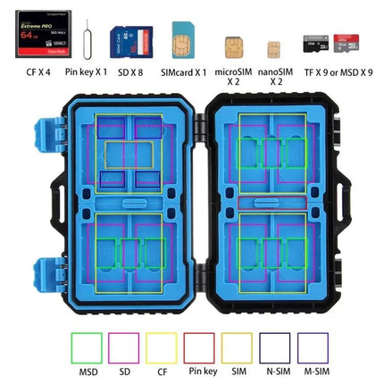 PULUZ 27-in-1 Memory Card Holder for Travel and Daily Use