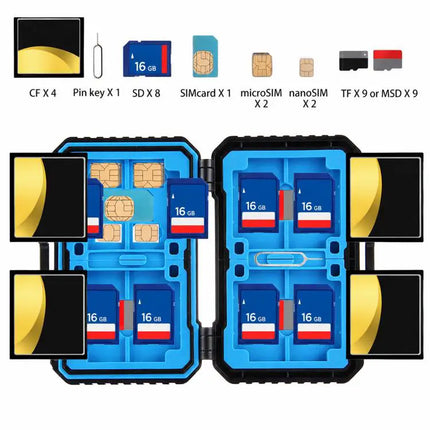 PULUZ 27-in-1 Memory Card Holder for Travel and Daily Use