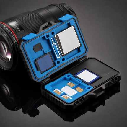 PULUZ 22-in-1 Memory Card Storage Case for SD, CF, and SIM Cards