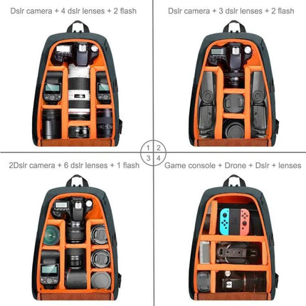 PULUZ Waterproof Backpack for Digital Cameras and Gear