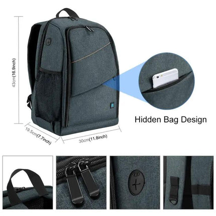 PULUZ Waterproof Backpack for Digital Cameras and Gear