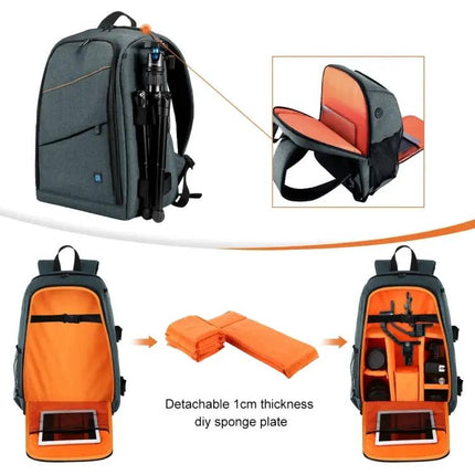 PULUZ Waterproof Backpack for Digital Cameras and Gear