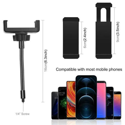PULUZ Flexible and Adjustable Clip Mount Holder for Smartphones