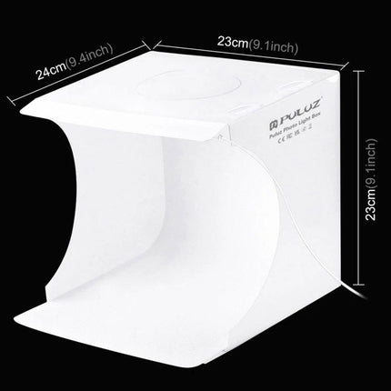 PULUZ Portable 20cm Folding Light Box for Product Photography compact white portable lightbox for jewelry and small product shots