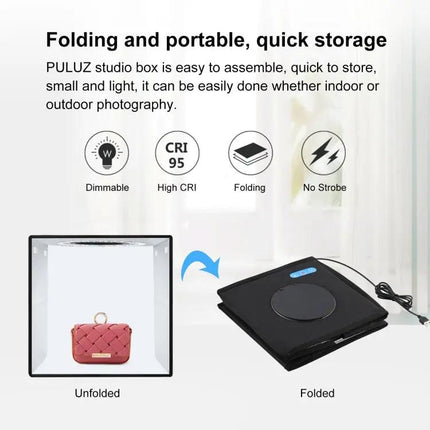 PULUZ 25cm Folding Portable Light Box for Small Item Photography