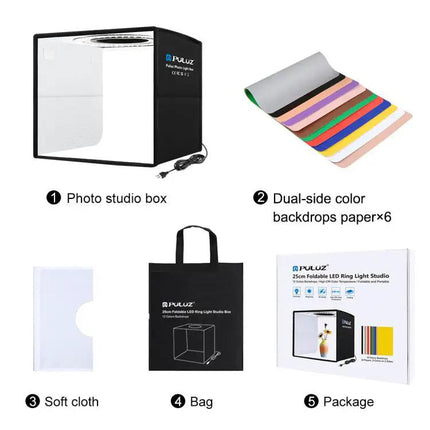 PULUZ 25cm Folding Portable Light Box for Small Item Photography