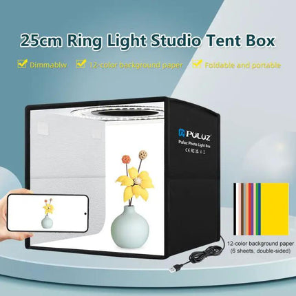 PULUZ 25cm Folding Portable Light Box for Small Item Photography