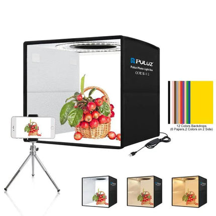 PULUZ 25cm Portable Folding Photography Light Box for Small Items | Syndmart