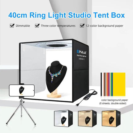 PULUZ 40cm Folding Portable Photo Light Box for Studio Use | Syndmart