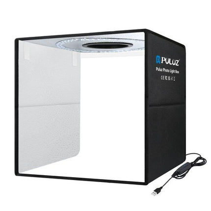 PULUZ 40cm Folding Portable Photo Light Box for Studio Use - compact foldable LED photo tent for jewelry and small product photography