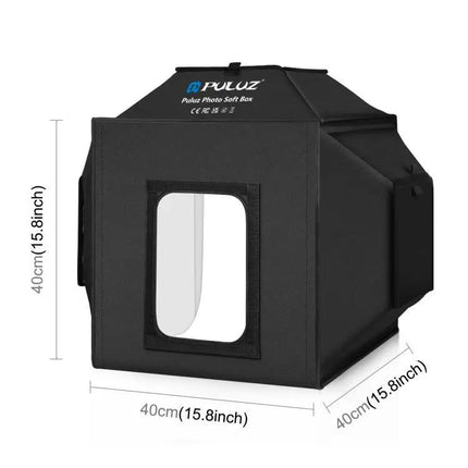 PULUZ 40cm Folding Soft Box Lighting Kit for Photography