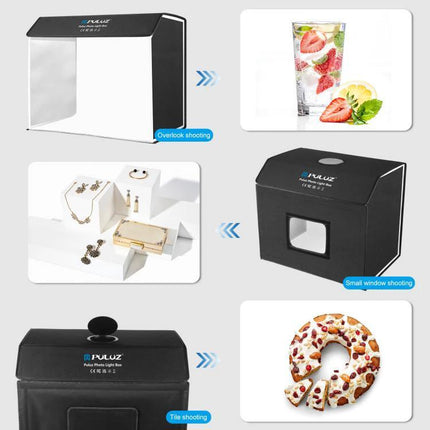 PULUZ Portable Photo Studio Light Box for Smartphone Shots compact foldable studio for product photography with consistent white lighting
