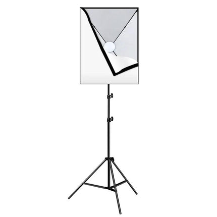 PULUZ 50x70cm Softbox Photography Lighting Kit with Tripod and Bulb