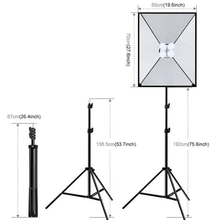 PULUZ Softbox and LED Light Kit for Studio Photography