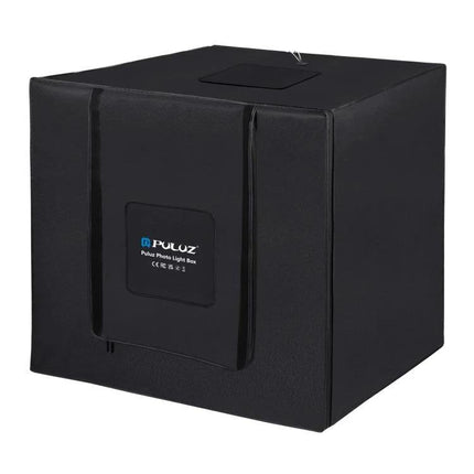 PULUZ 80cm Folding Photo Studio Tent with Color Backdrops — portable black foldable photo light box for smartphone product photography