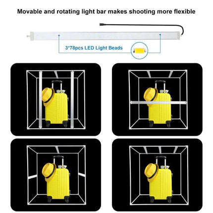 PULUZ Portable Photo Studio Lighting Tent Kit with Backdrops