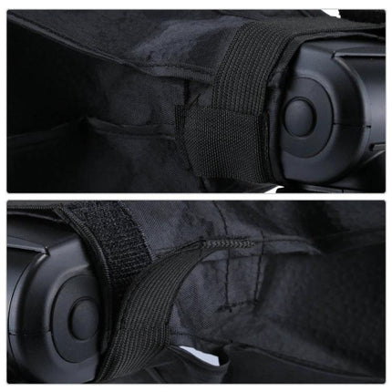 PULUZ 20cm Octangle Foldable Softbox for Flash Photography showing close-up of strap and flash mount detail